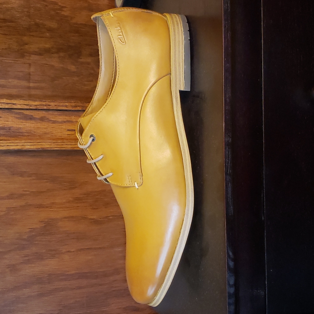 Clarks Chinley Walk Oxfords Tan Leather Size 10.5